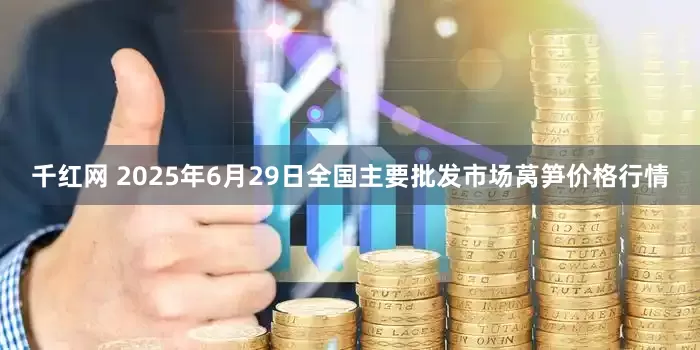 千红网 2025年6月29日全国主要批发市场莴笋价格行情
