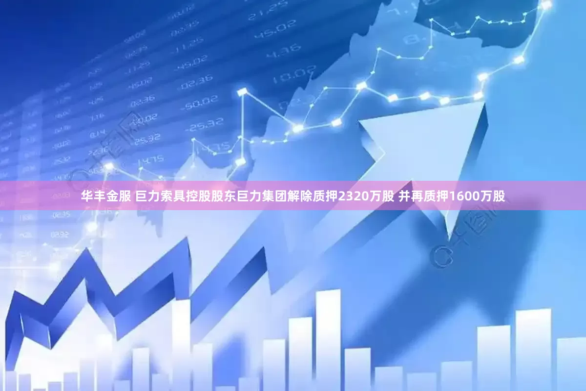 华丰金服 巨力索具控股股东巨力集团解除质押2320万股 并再质押1600万股