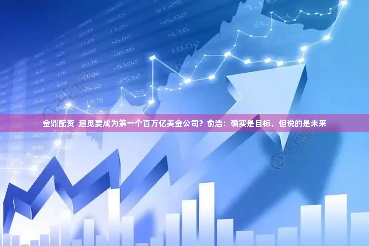 金鼎配资  追觅要成为第一个百万亿美金公司？俞浩：确实是目标，但说的是未来