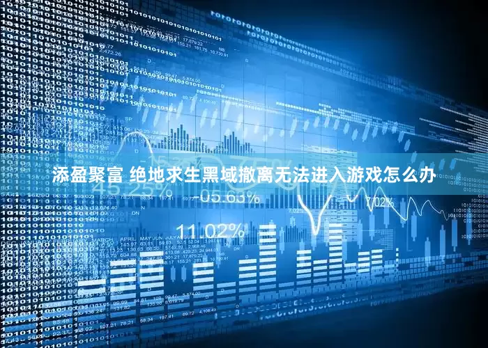 添盈聚富 绝地求生黑域撤离无法进入游戏怎么办